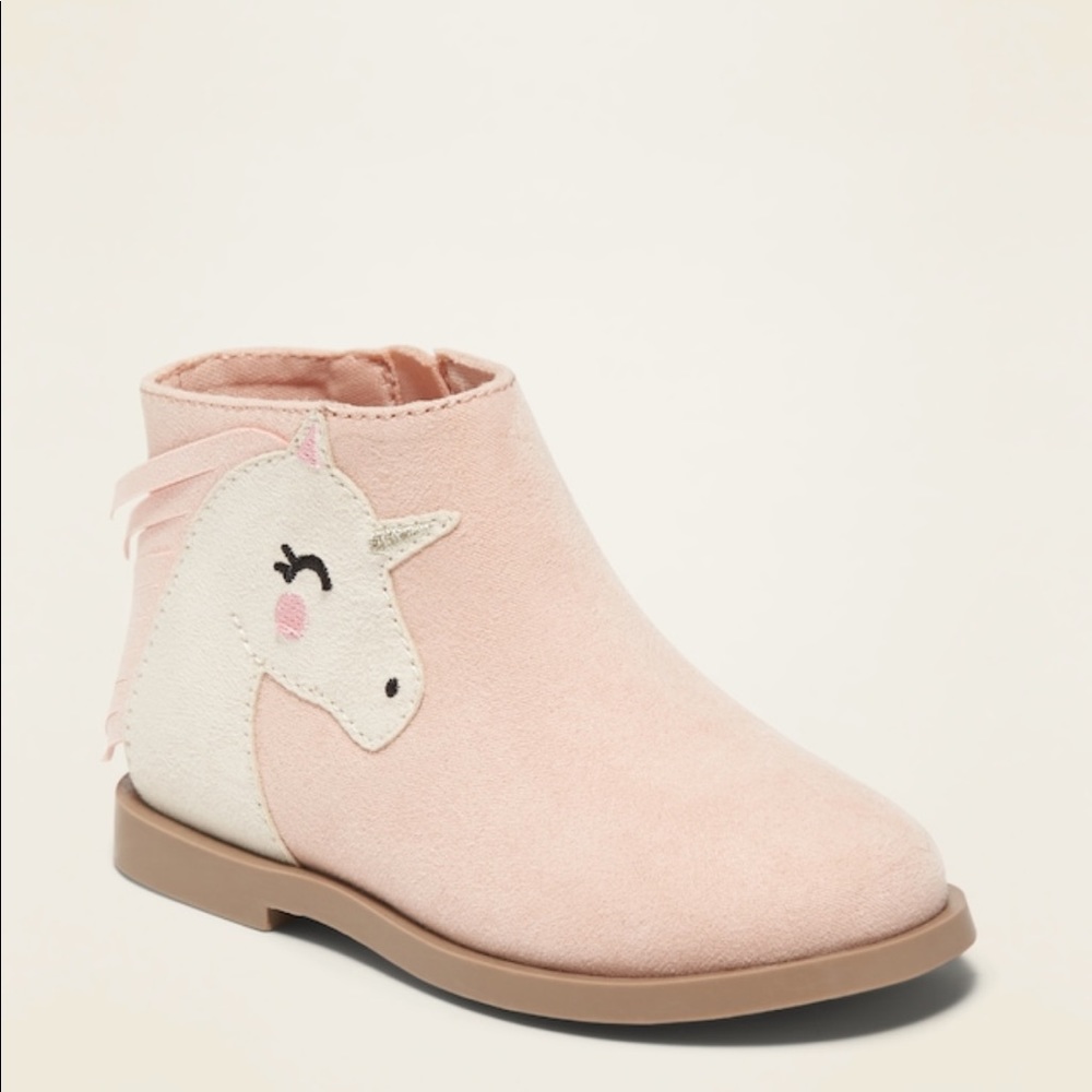 Old Navy Pink Unicorn Boots